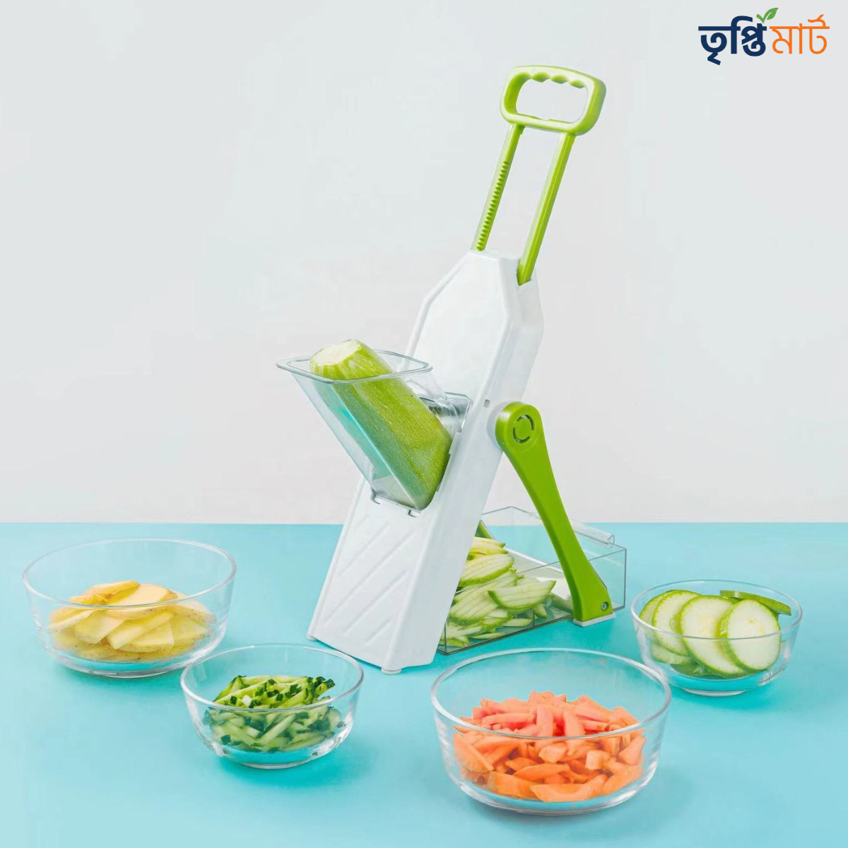 Multi-function 5 in 1 Vegetable Cutter Silk Cutter Rub Silk Mill Garlic Vegetable Cutter